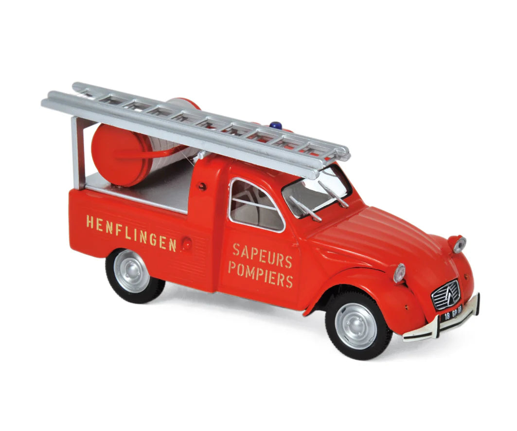 Citroën 2CV Pick-up with Ladder 1963 Firefighters 1:43