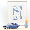 Renault 12 Gordini 1971 Blue-de-France Blue 1:18