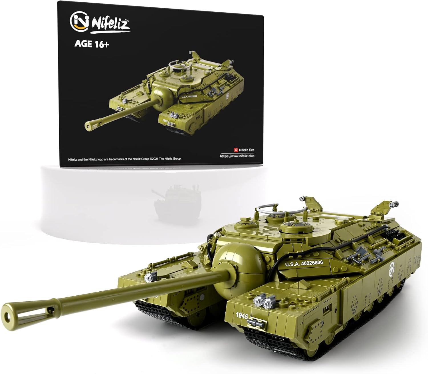 Nifeliz T28 Super Heavy Tank (2986 PCS, NF10525)