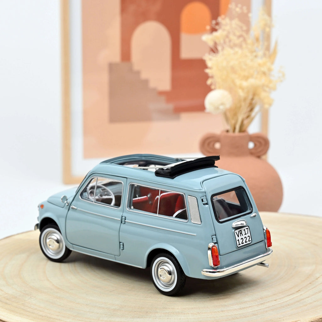 Fiat 500 Giardiniera 1964 Bleu Cendré 1:18