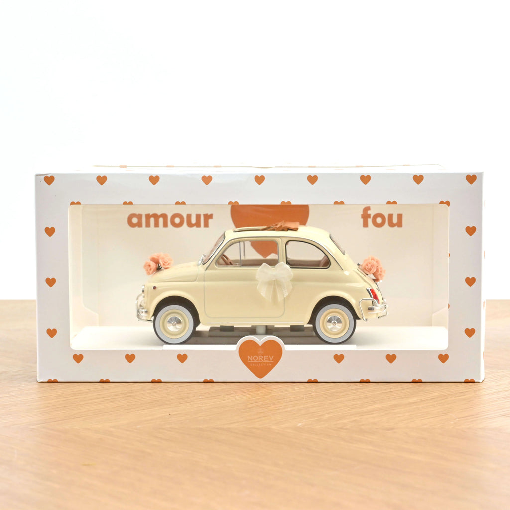 Fiat 500 L 1968 Ivory Wedding Gift 1:18