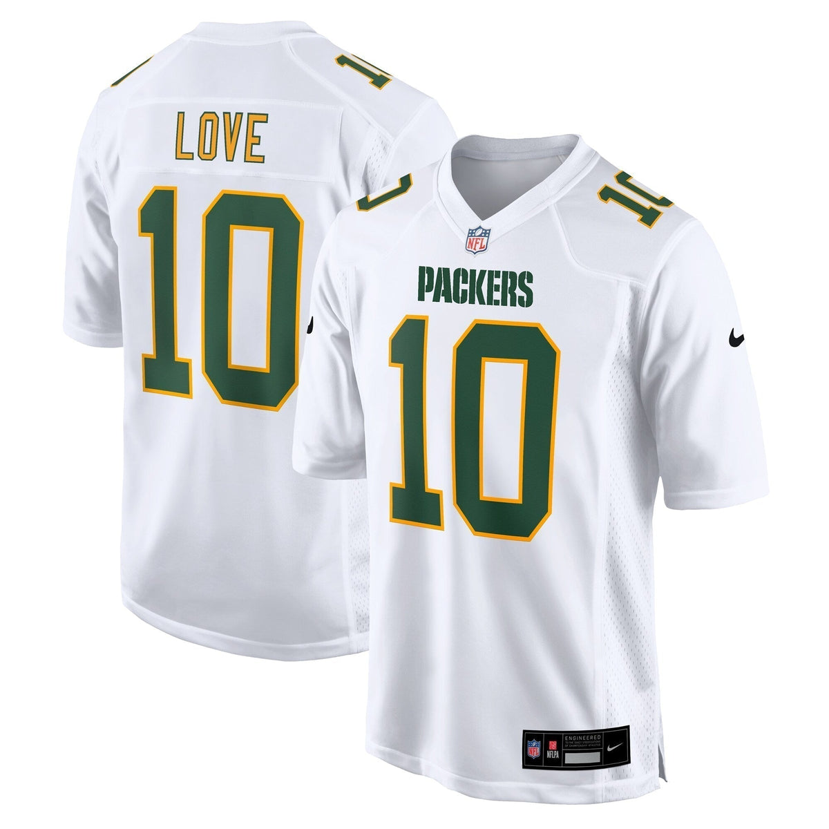 Jordan Love Green Bay Packers Nike Fashion Game Jersey - White