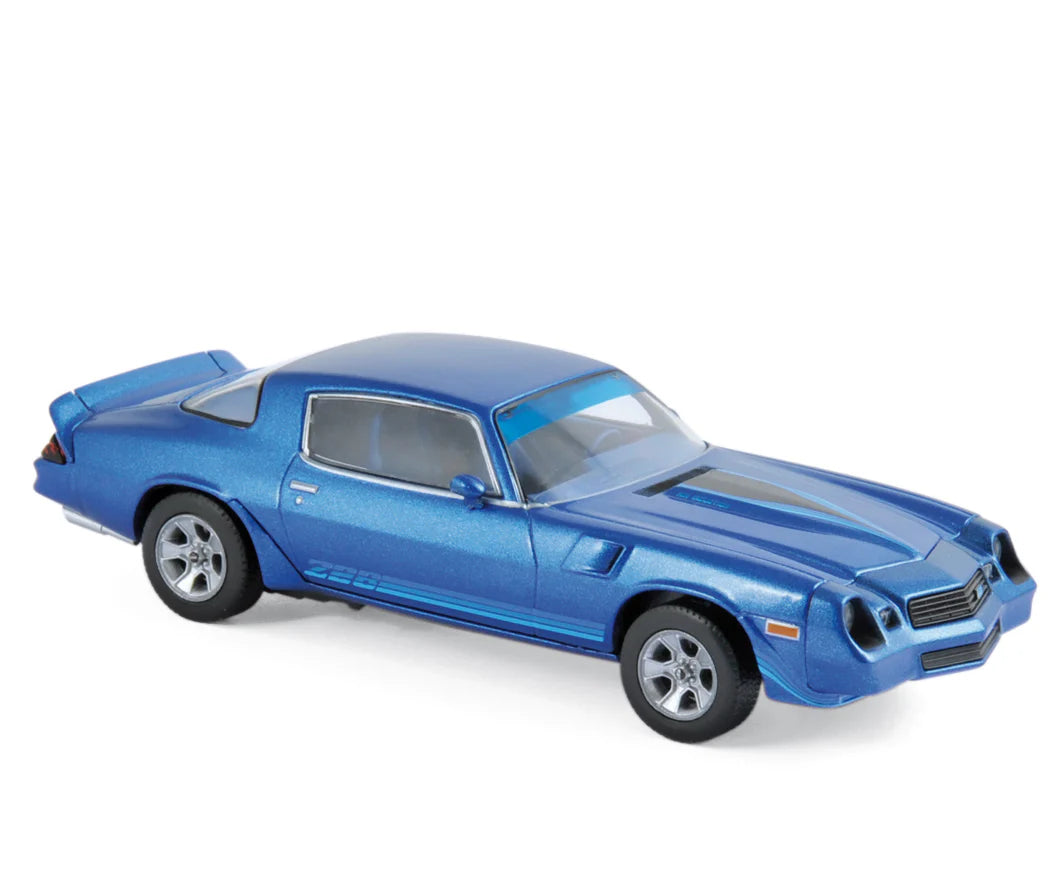 Chevrolet Camaro Z28 1980 Metallic Blue with Blue striping 1:43