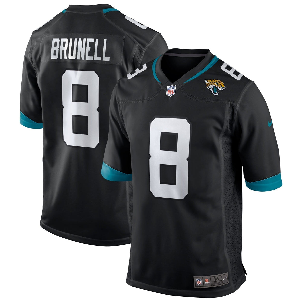 Mark Brunell Jacksonville Jaguars Nike Game Retired   Jersey - Black