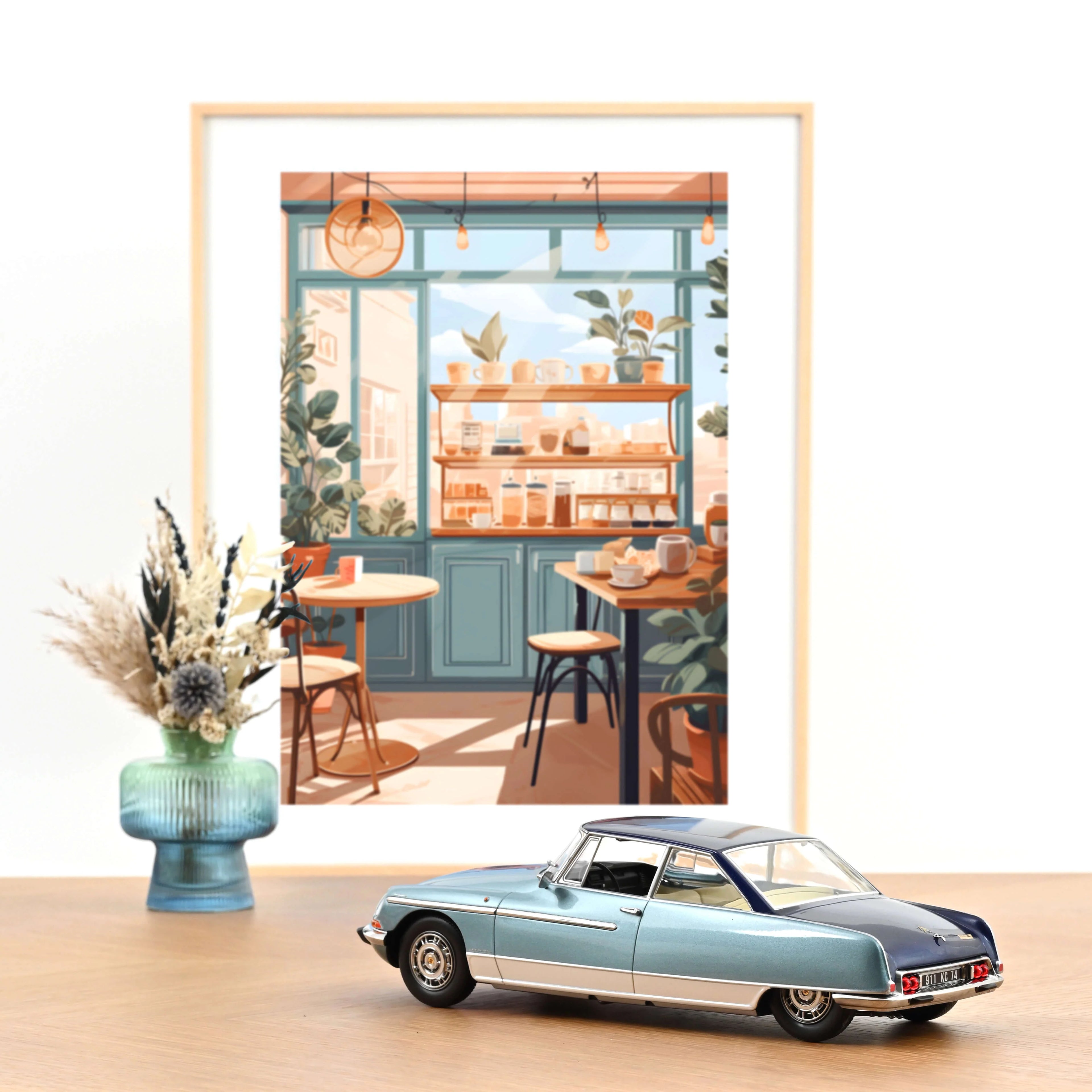 Citroën DS 21 Le Léman 1968 Bleu clair et foncé 1:18 - 300 ex.