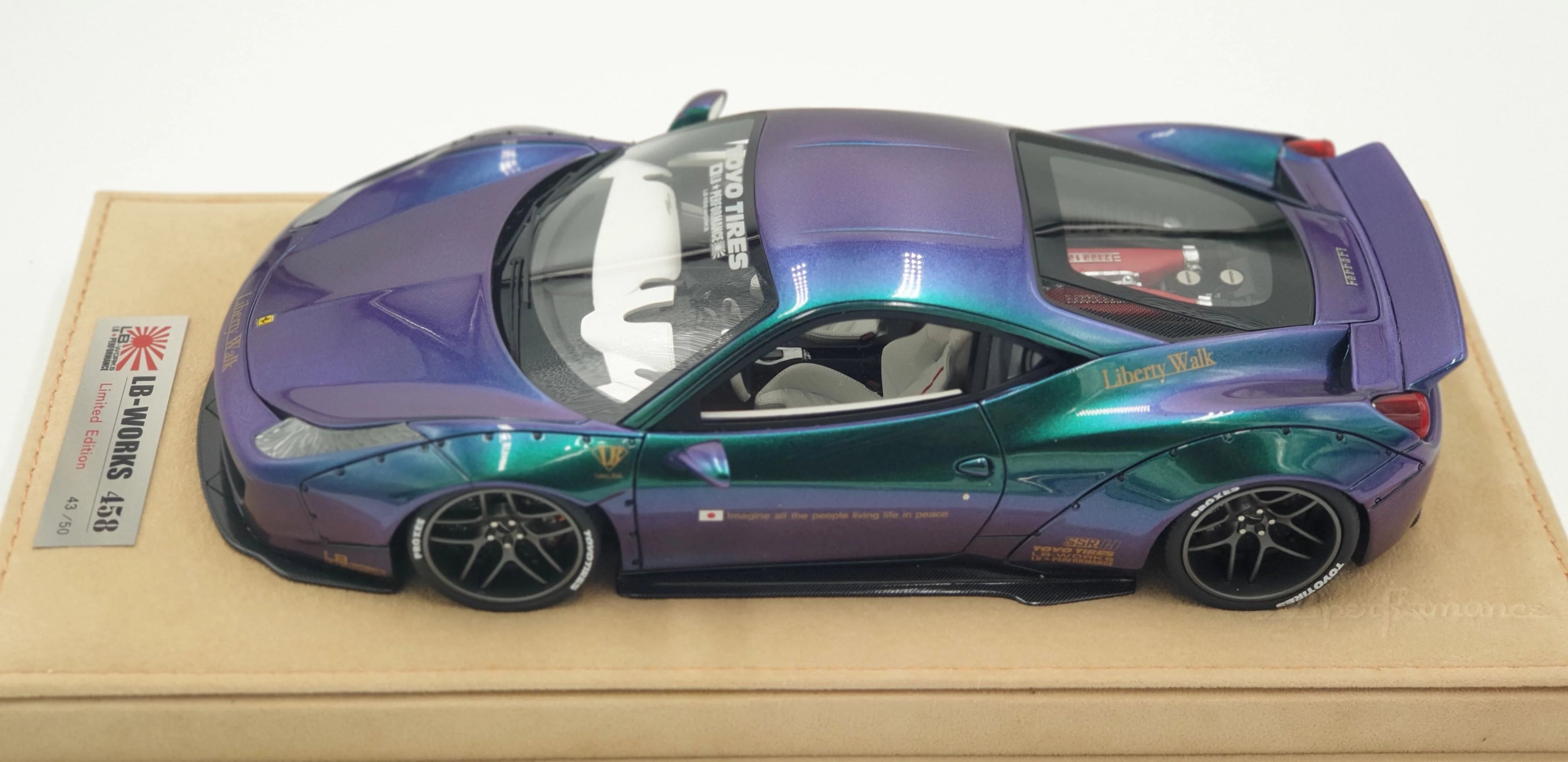 Ferrari 458 Liberty Walk Performance Chameleon - Ltd 50 pcs by LB Work