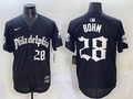 Men's Philadelphia Phillies Alec Bohm #28 Black Replica Player Jersey