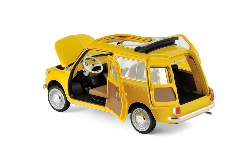 Fiat 500 Giardiniera 1968 Positano Yellow 1:18