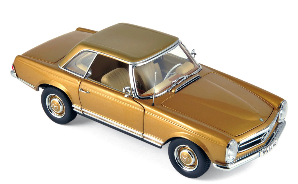 Mercedes-Benz 230 SL 1963 Hardtop Gold metallic 1:18