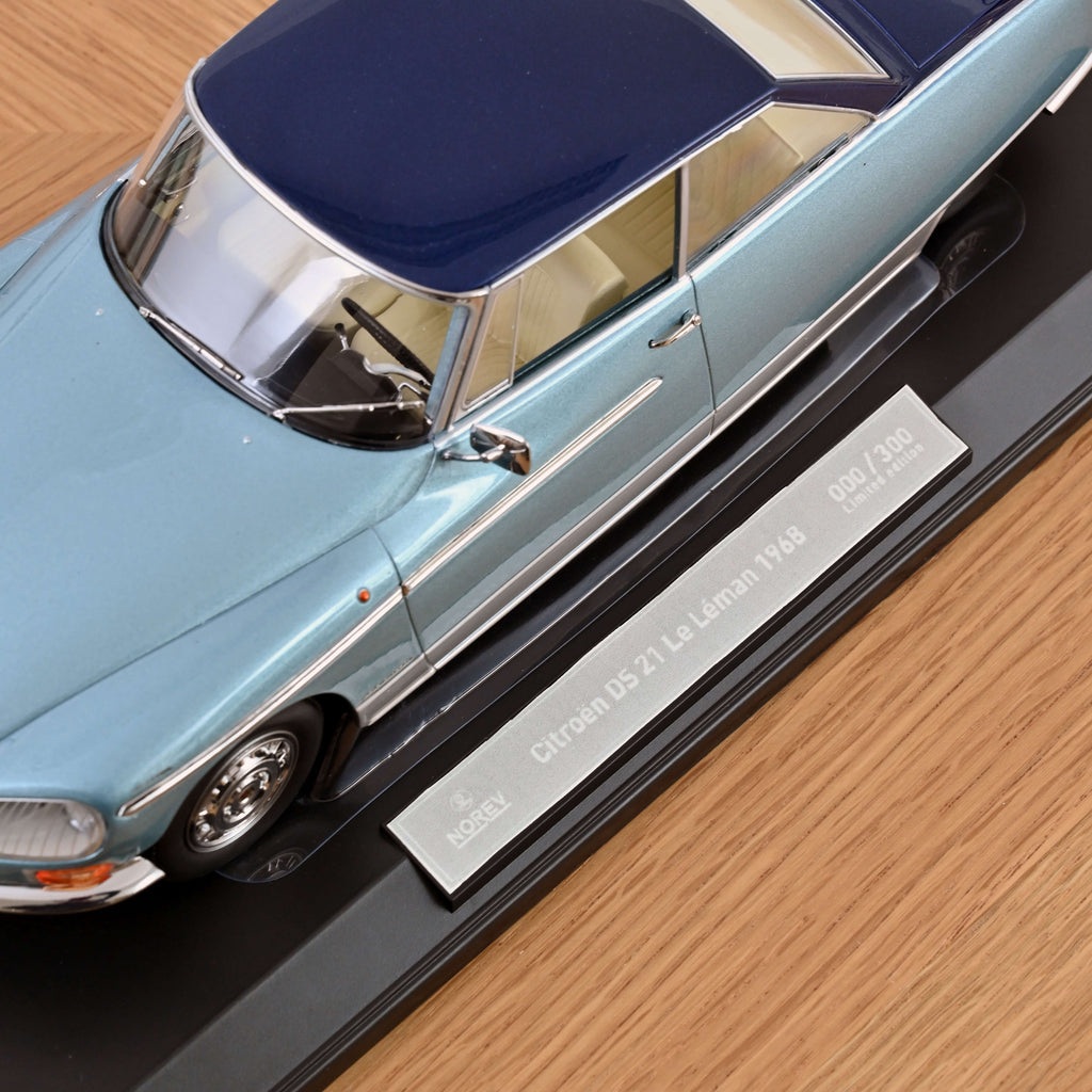 Citroën DS 21 Le Léman 1968 Bleu clair et foncé 1:18 - 300 ex.