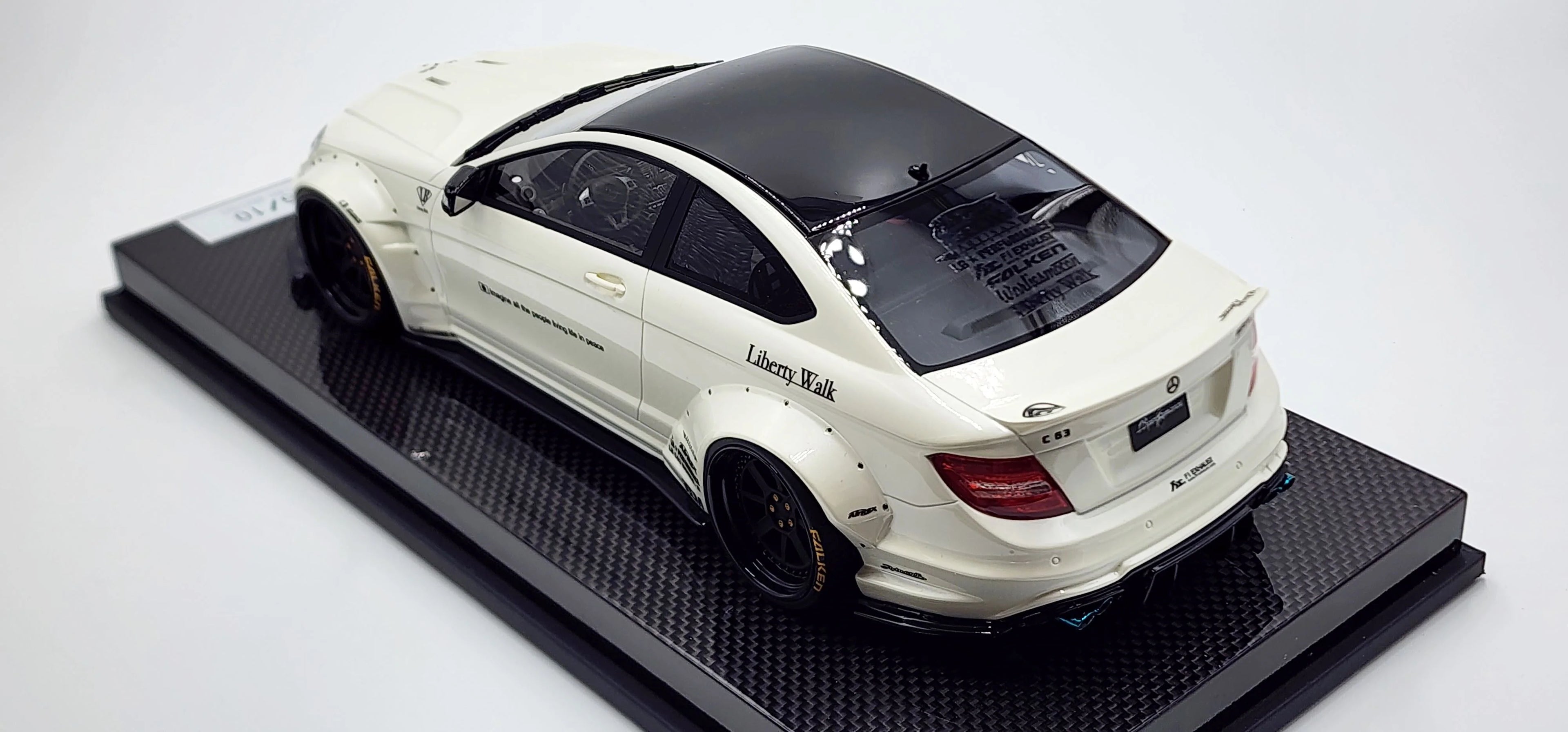 Mercedes Benz C63 Liberty Walk Performance White, Red - Limited 10 pcs by LB Work