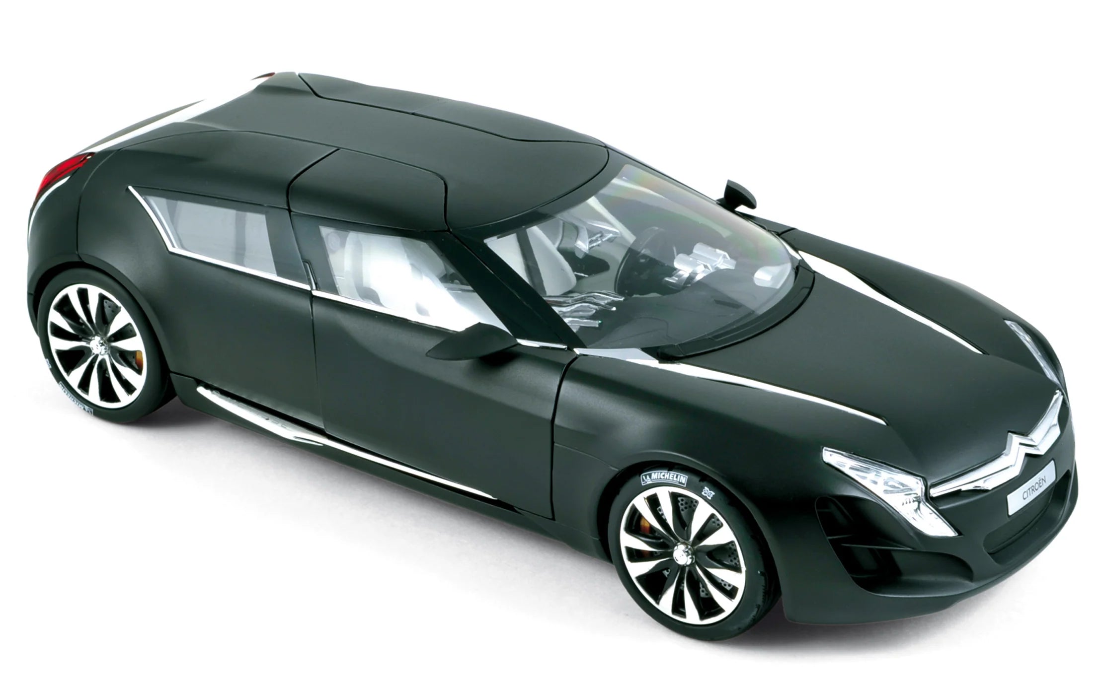 Citroën C-Metisse 2006 Voiture Concept Noir Mat 1:18