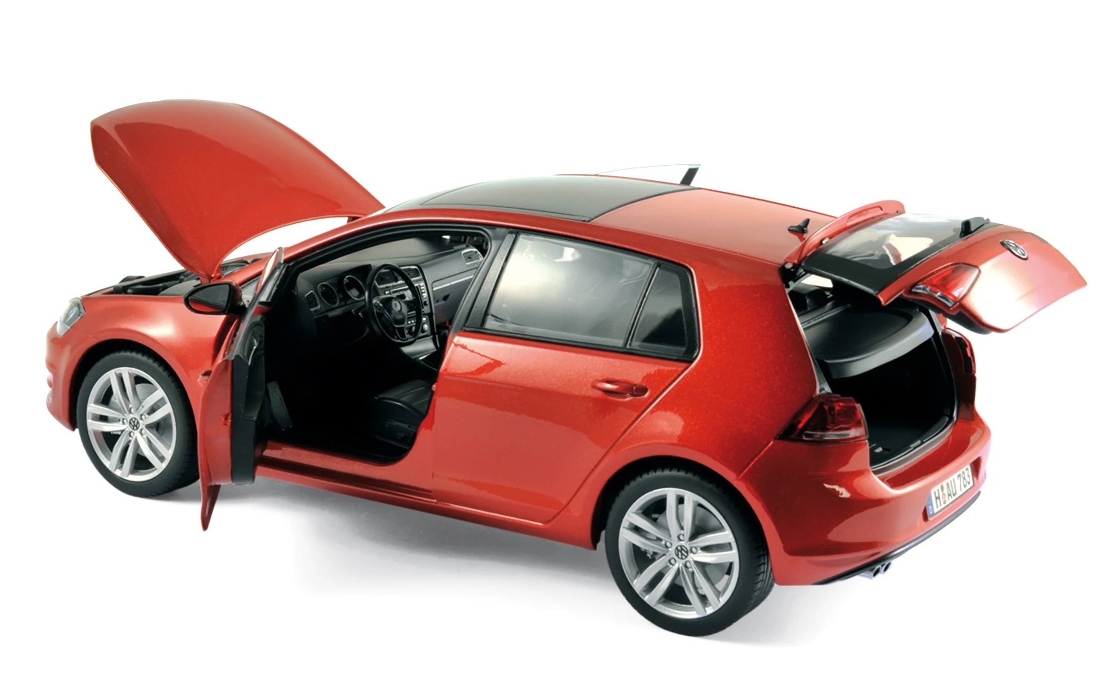 VW Golf 2013 Sunset Red 1:18