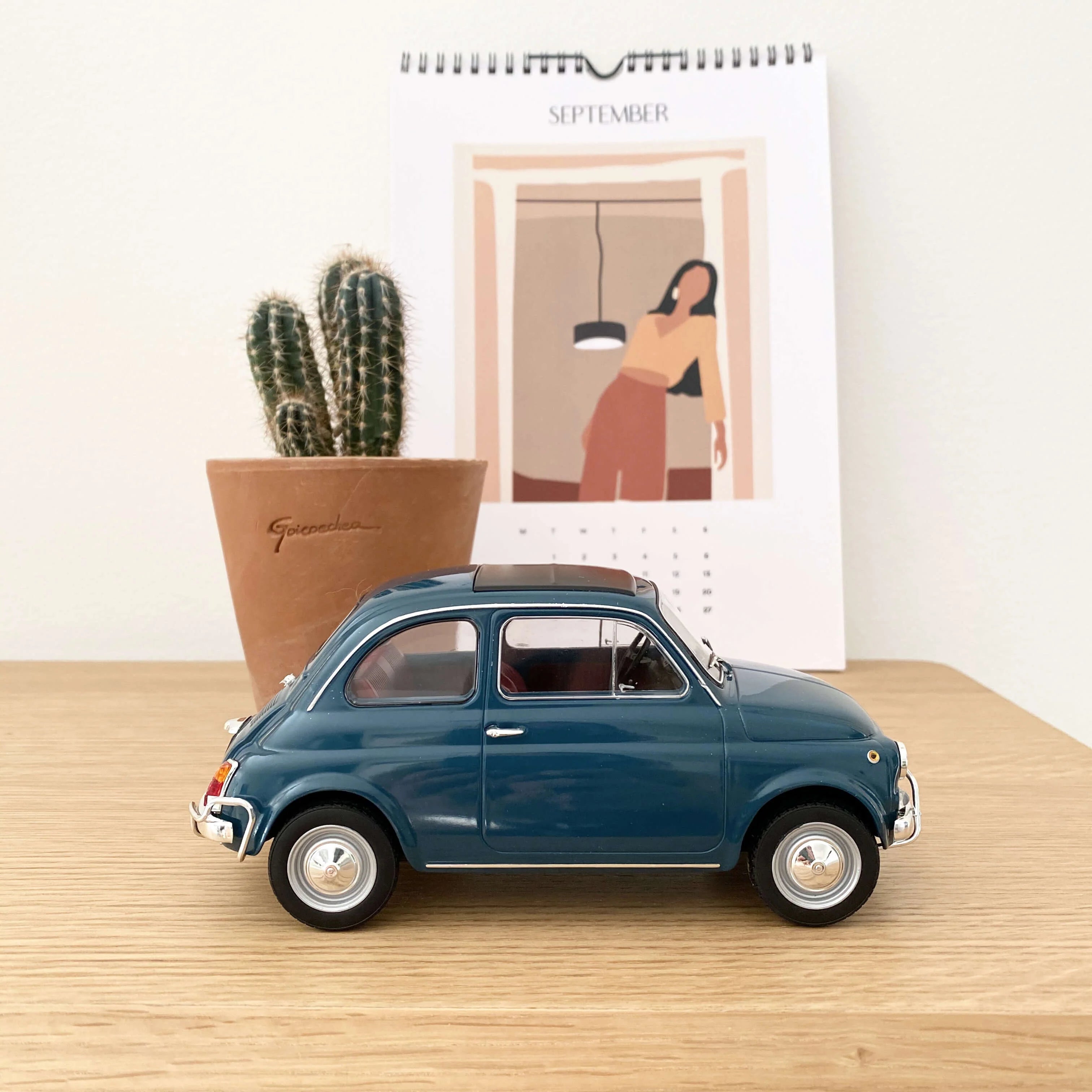 Fiat 500 L 1968 Bleu 1:18
