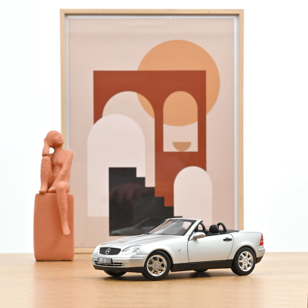 Mercedes-Benz SLK 1996 Brillant Silber 1:18
