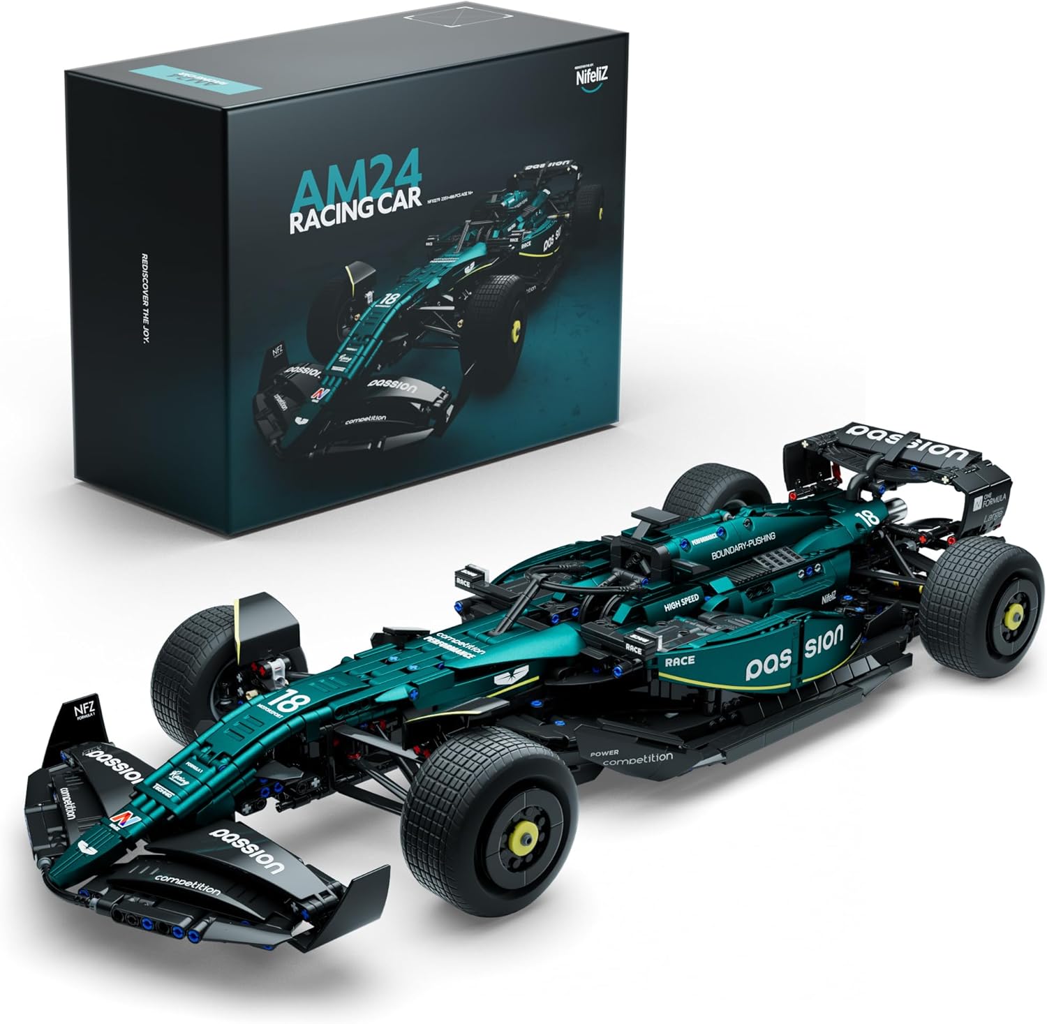 Nifeliz AM24 Formula 1 Racing Car (2351 PCS, NF10279)