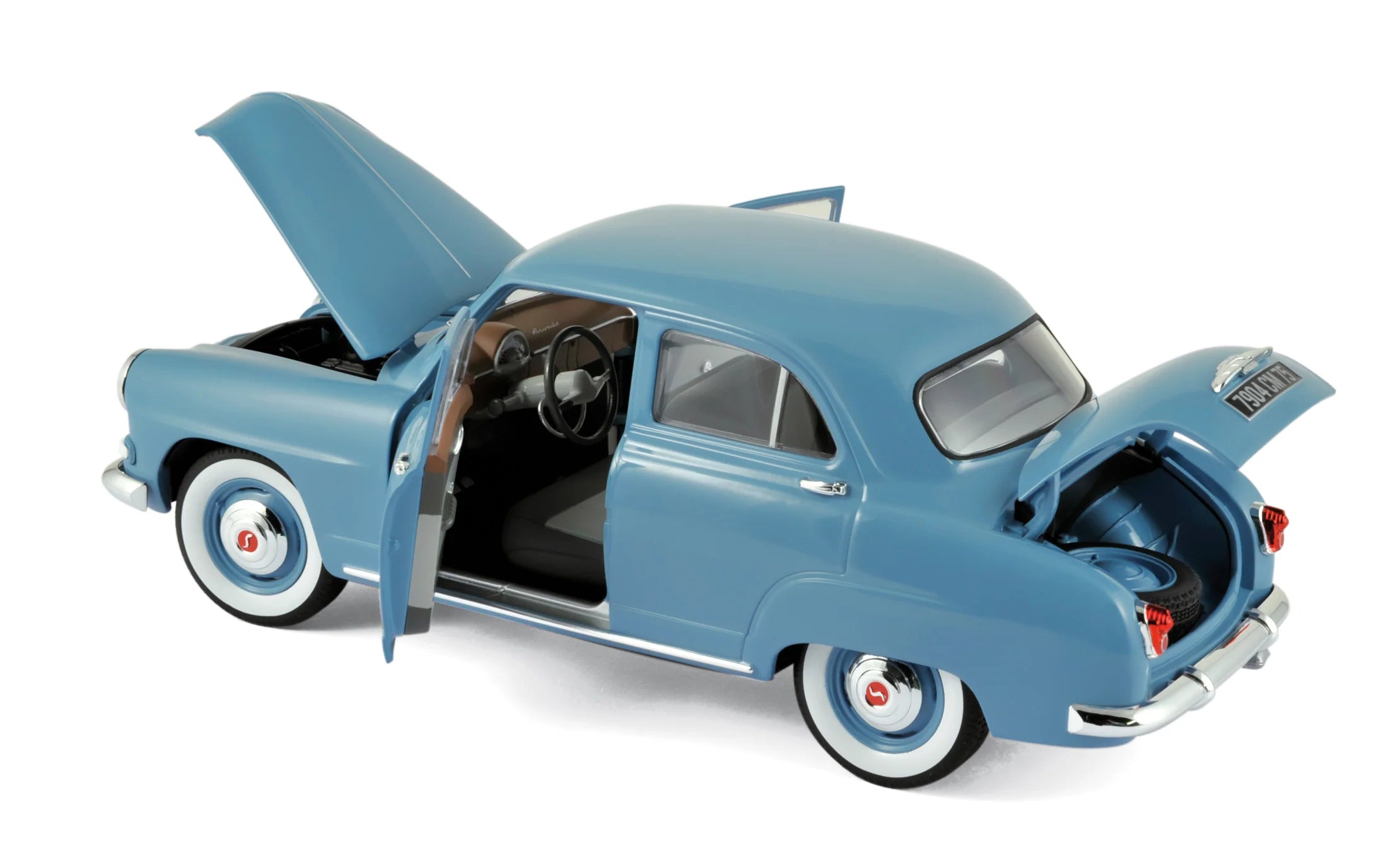 Simca Aronde 1954 Light blue 1:18