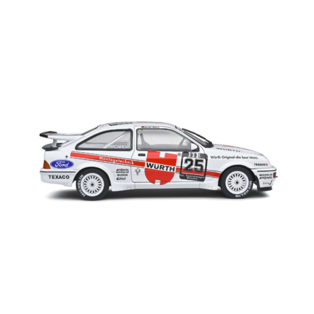 Ford Sierra RS 500 White A. Hahne #25 Nürburgring DTM 1988 1:18