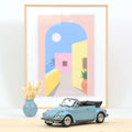VW 1303 Cabriolet 1973 Light blue 1:18 - 200pcs