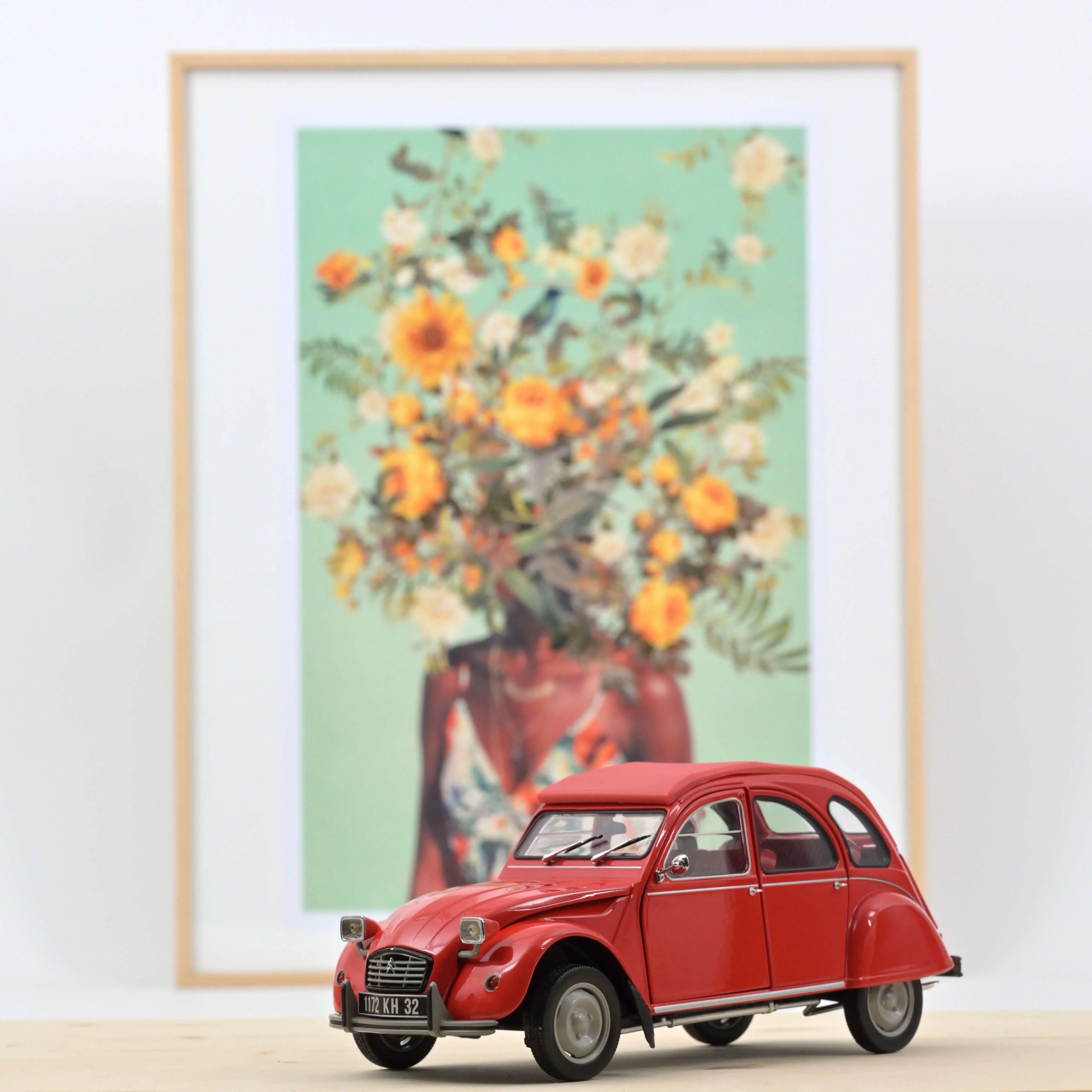 Citroën 2CV 1979 Geraniumrot 1:18 - 300 St.