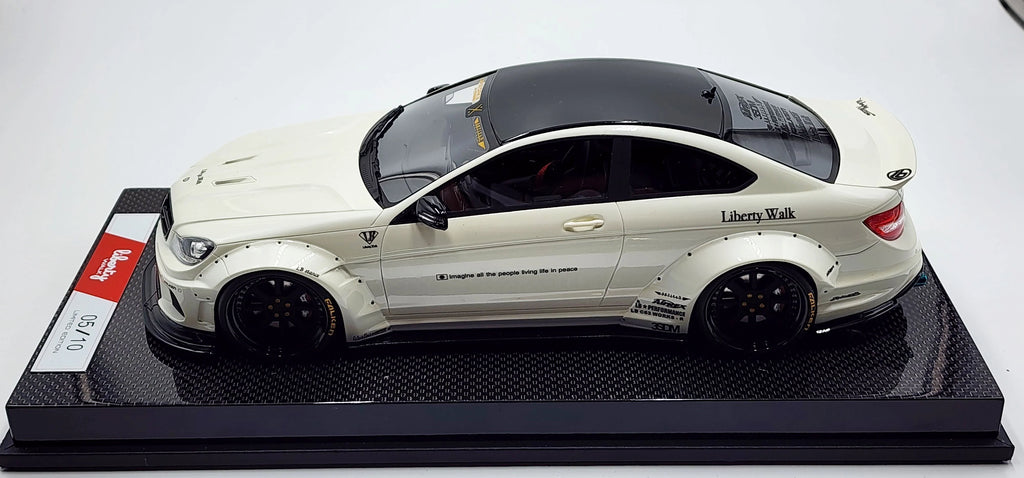 Mercedes Benz C63 Liberty Walk Performance White, Red - Limited 10 pcs by LB Work