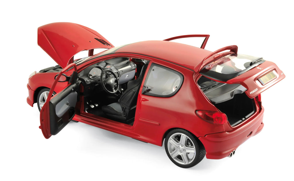 Peugeot 206 RC 2003 Aden Rot 1:18