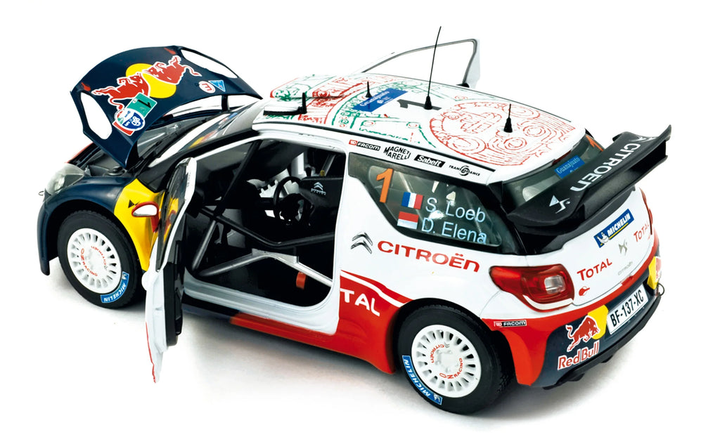 Citroën DS3 WRC 2011 Rally Mexico 1 Loeb/Elena Winner 1:18