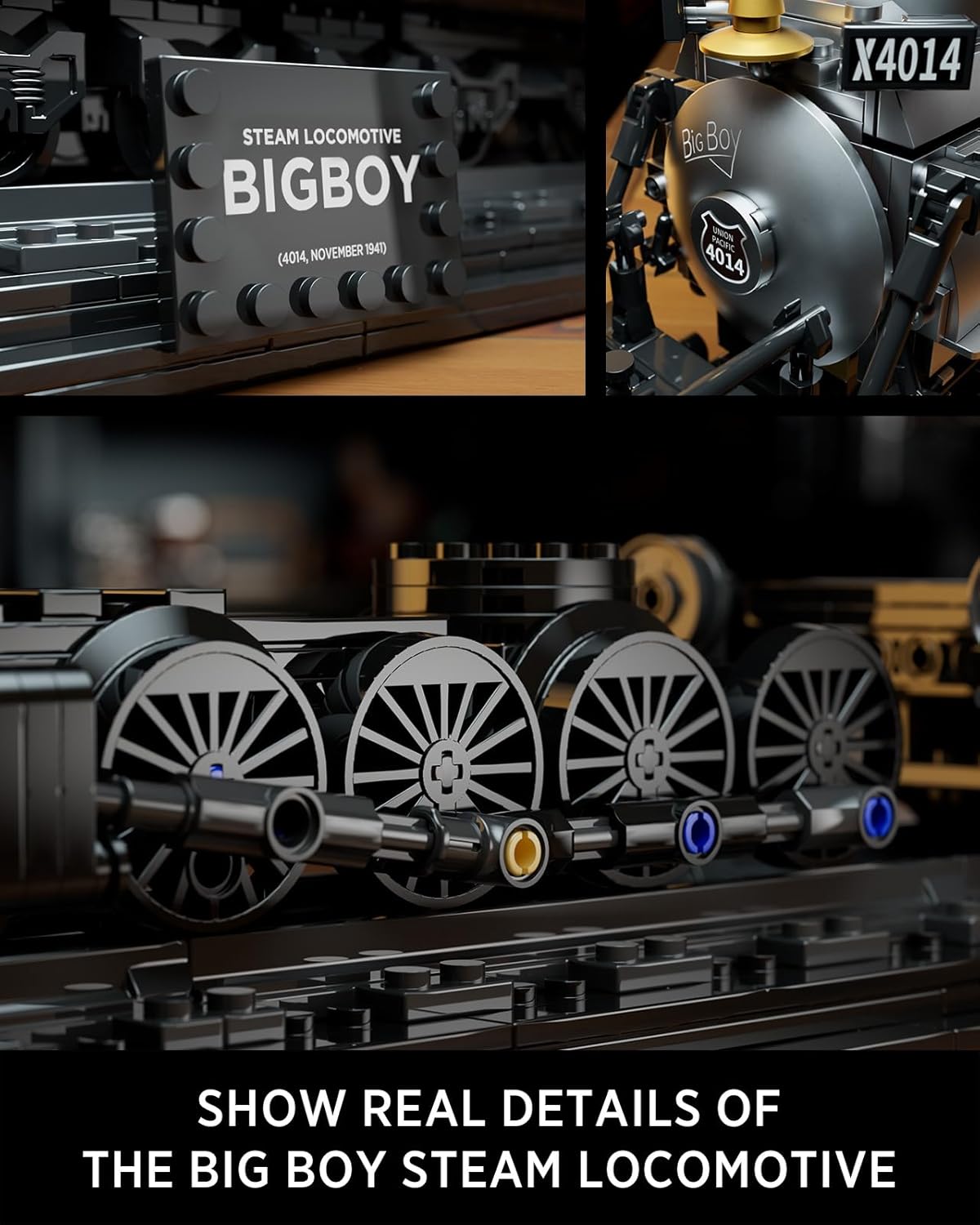 Nifeliz Big Boy Locomotive (1818 PCS, NF10263)