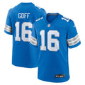 Jared Goff Detroit Lions Nike Game Jersey - Blue