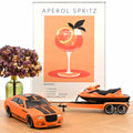 Chrysler 300C Norev by Parotech+Jet Ski Parotech Orange/Black 1:18