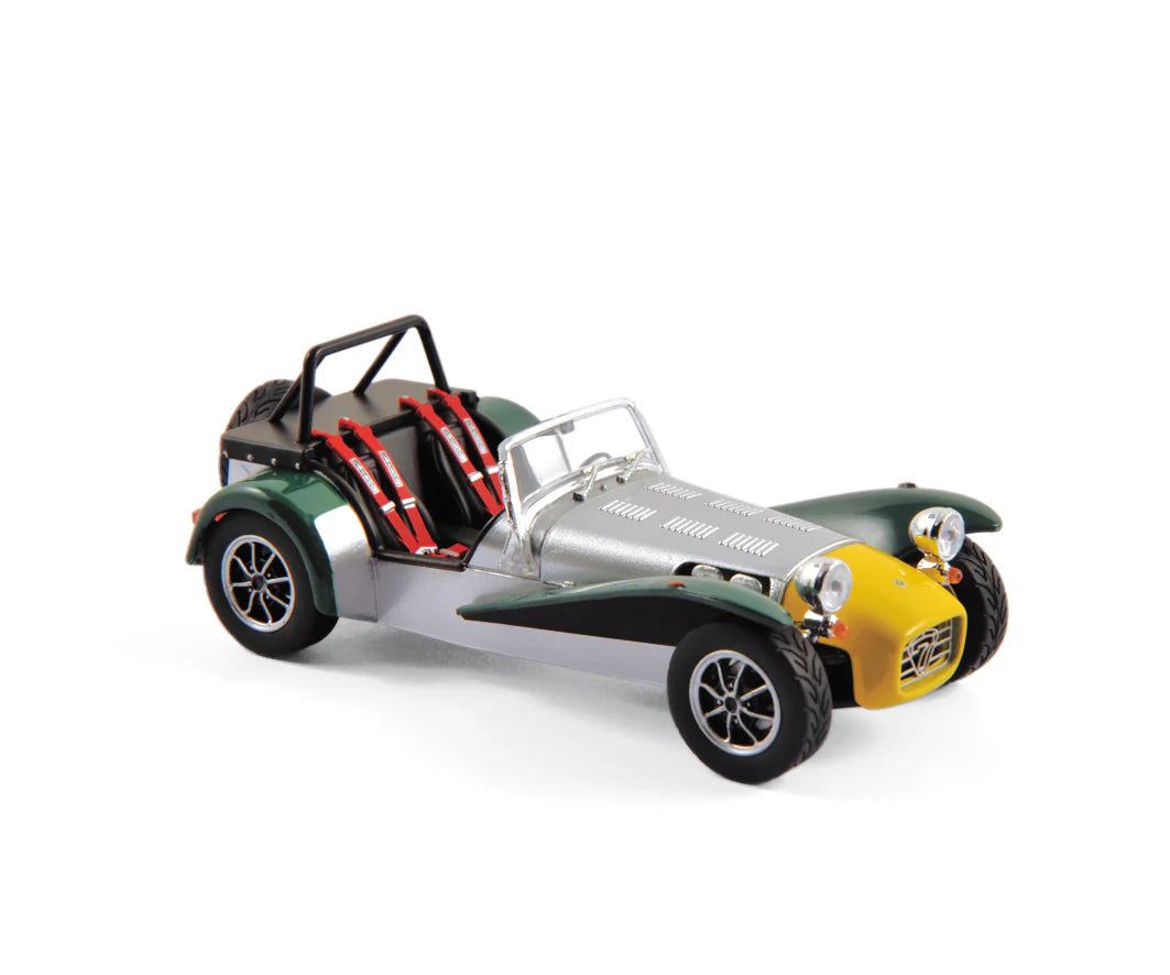 Caterham Super Seven 1983 Aluminium Yellow&Green 1:43