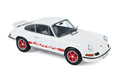 Porsche 911 RS 1973 Weiß mit rotem Dekor 1:18