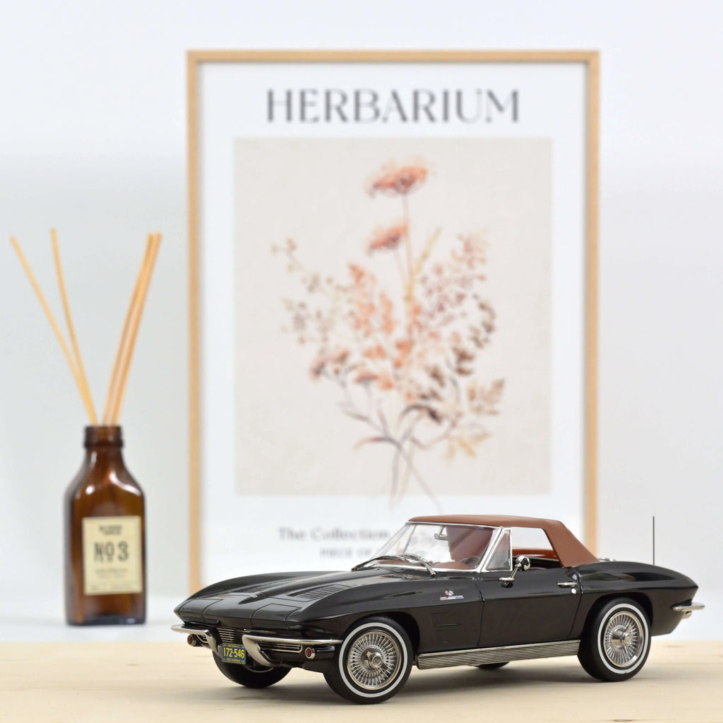 Chevrolet Corvette Sting Ray Cabriolet 1963 Black 1:18