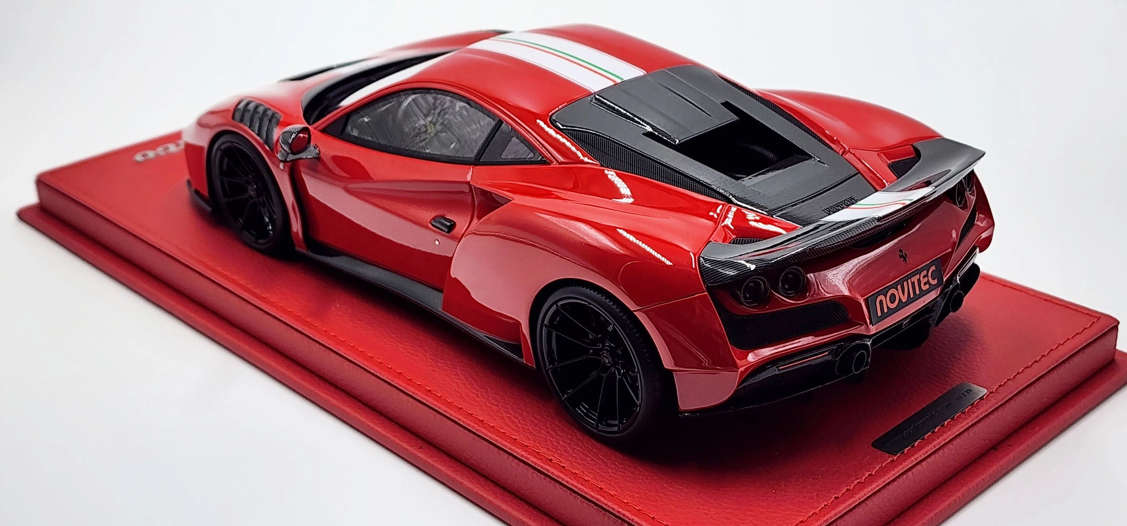 Peako Ferrari Novitec F8 N-Largo Red Italian Stripe - Limited 20 pcs