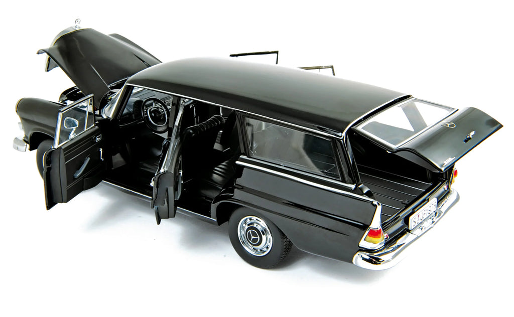 Mercedes-Benz 200 Universal 1968 Noir 1:18
