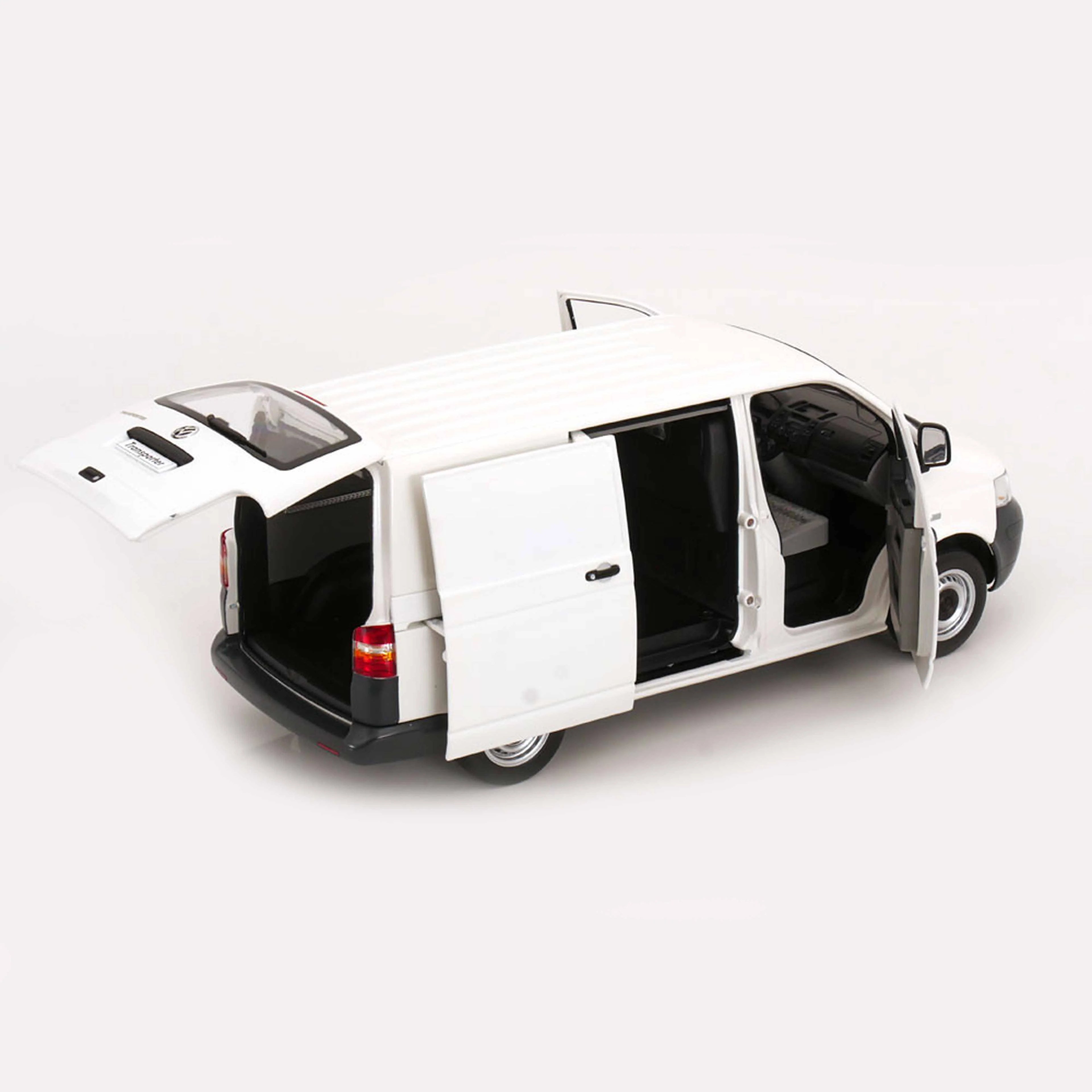 VW Transporter 2003 Blanc gris 1/18