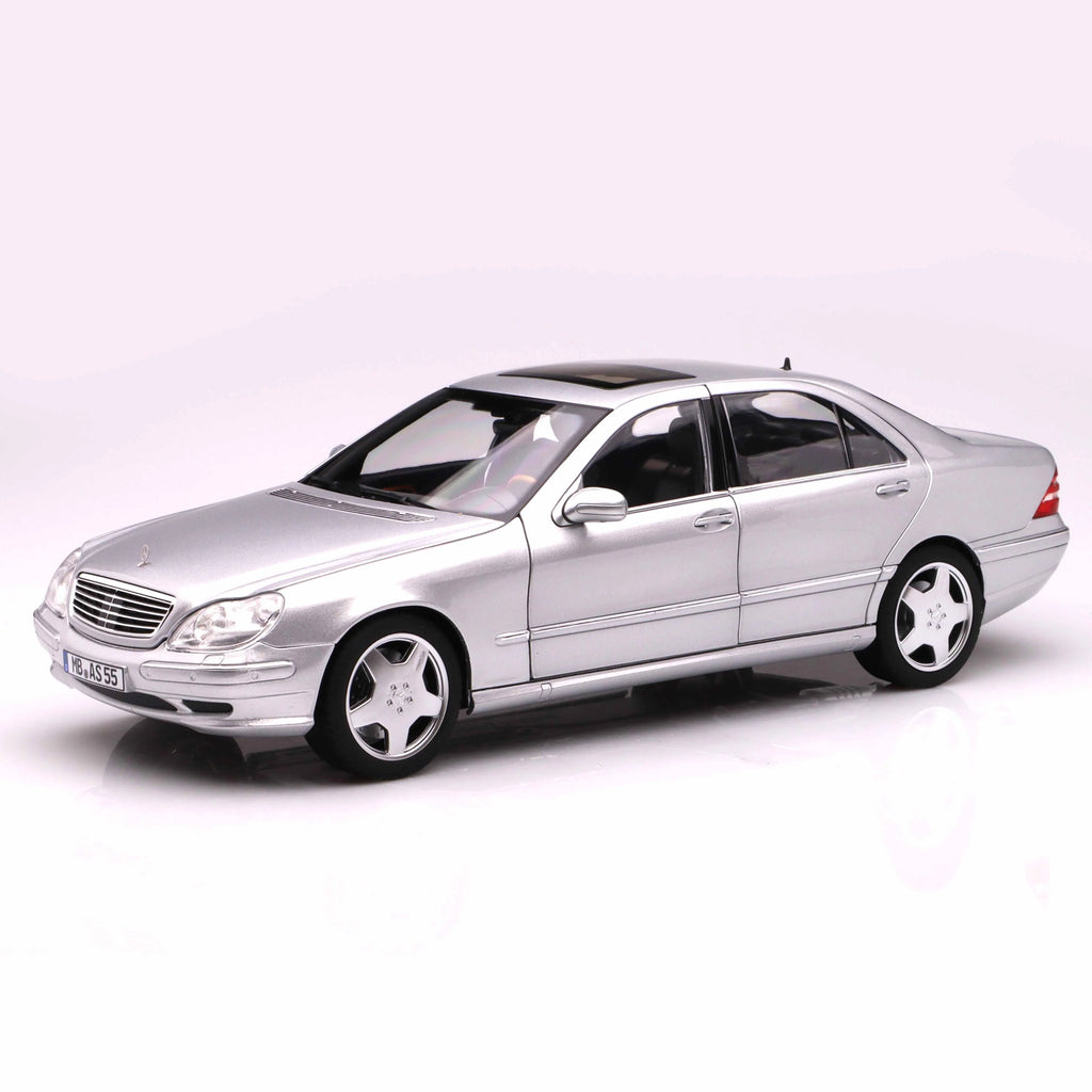 Mercedes-Benz S55 AMG 2000 Silver 1:18