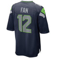 #12 12th Fan Player S.Seahawks Navy Game Football Jerseys