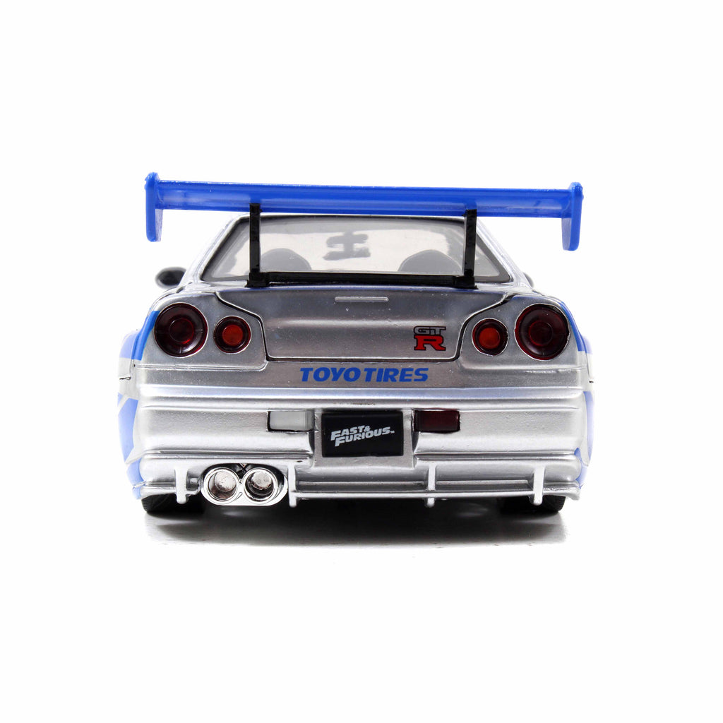 Nissan Skyline GT-R Grey Fast and Furious 2002 1:24