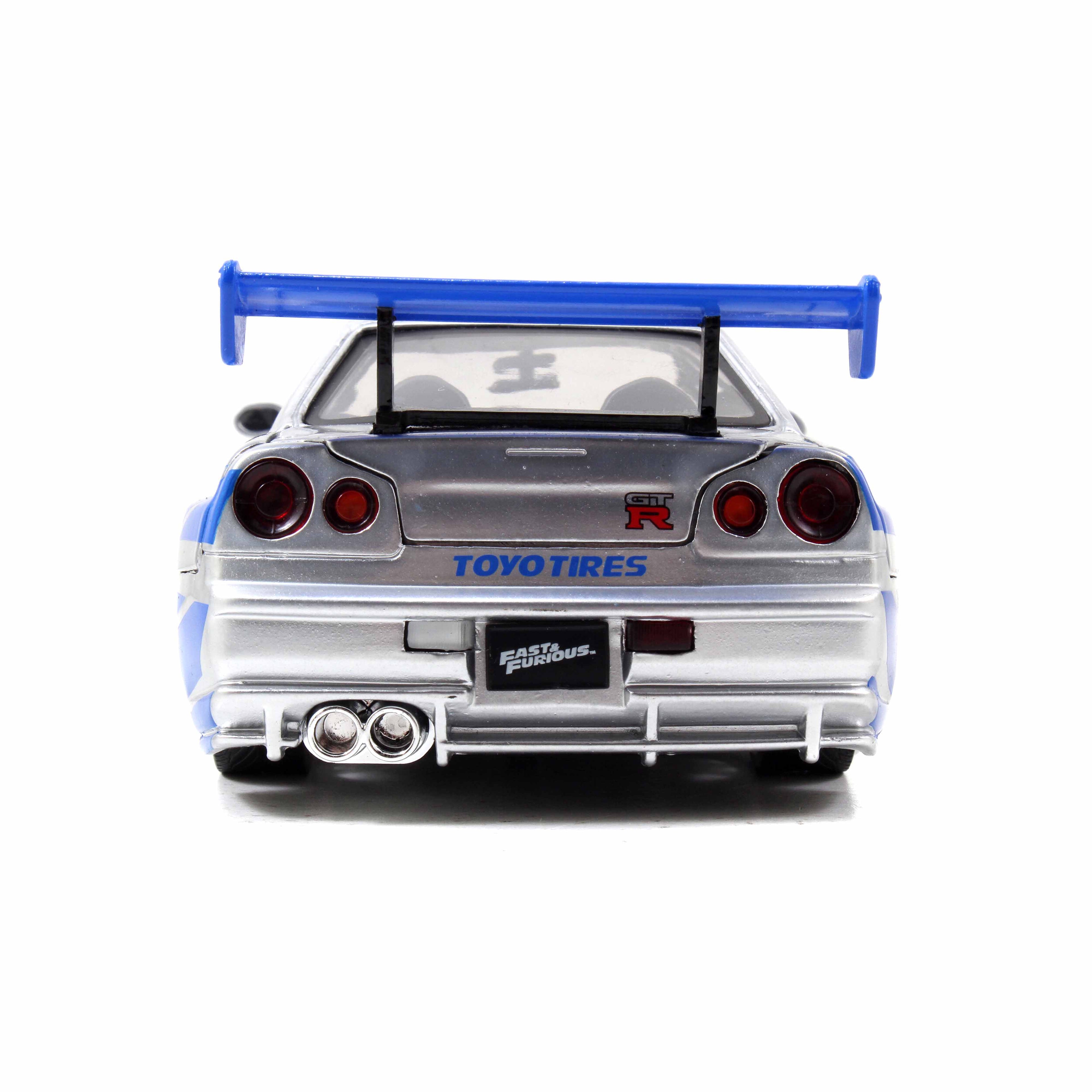 Nissan Skyline GT-R Grey Fast and Furious 2002 1:24