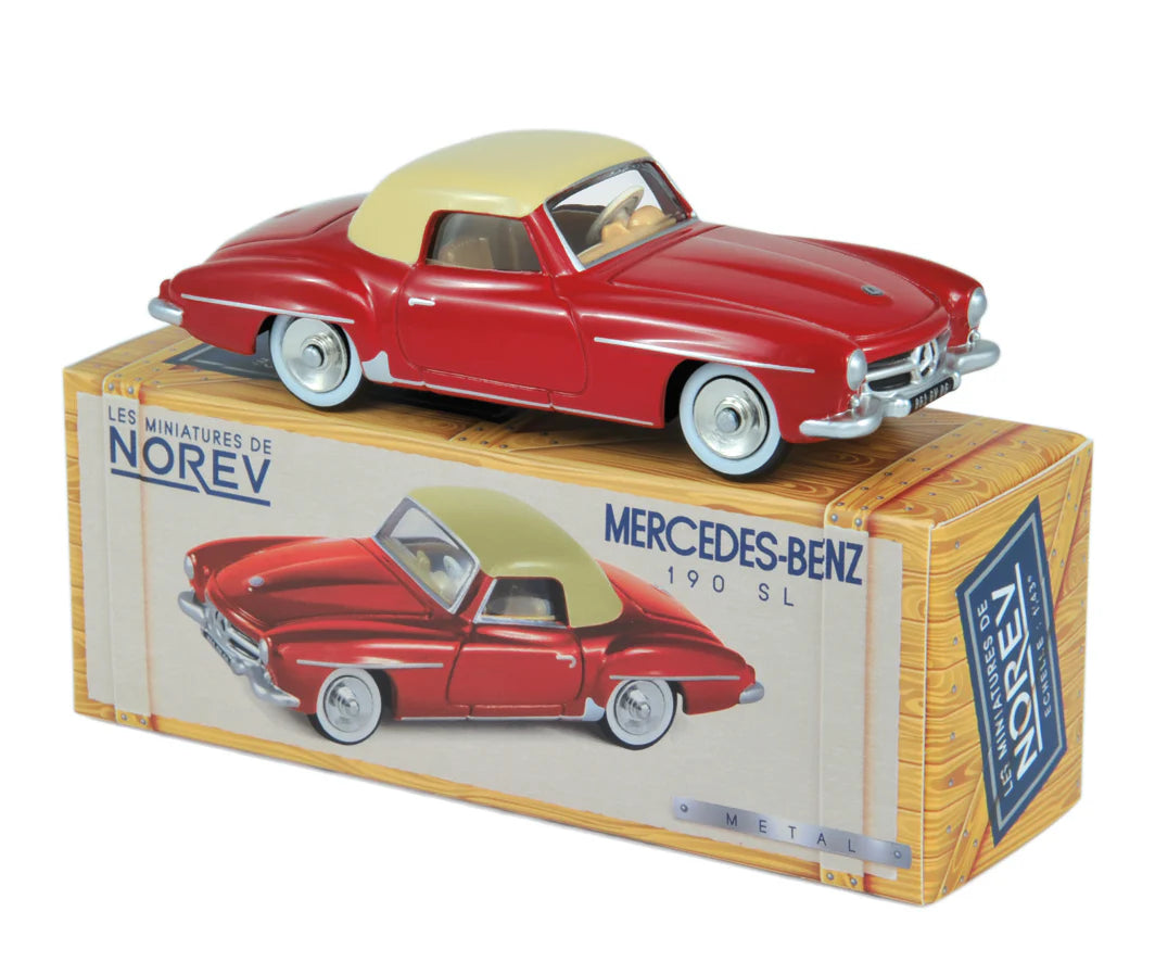Mercedes-Benz 190 SL 1956 Red and Ivoire 1:43