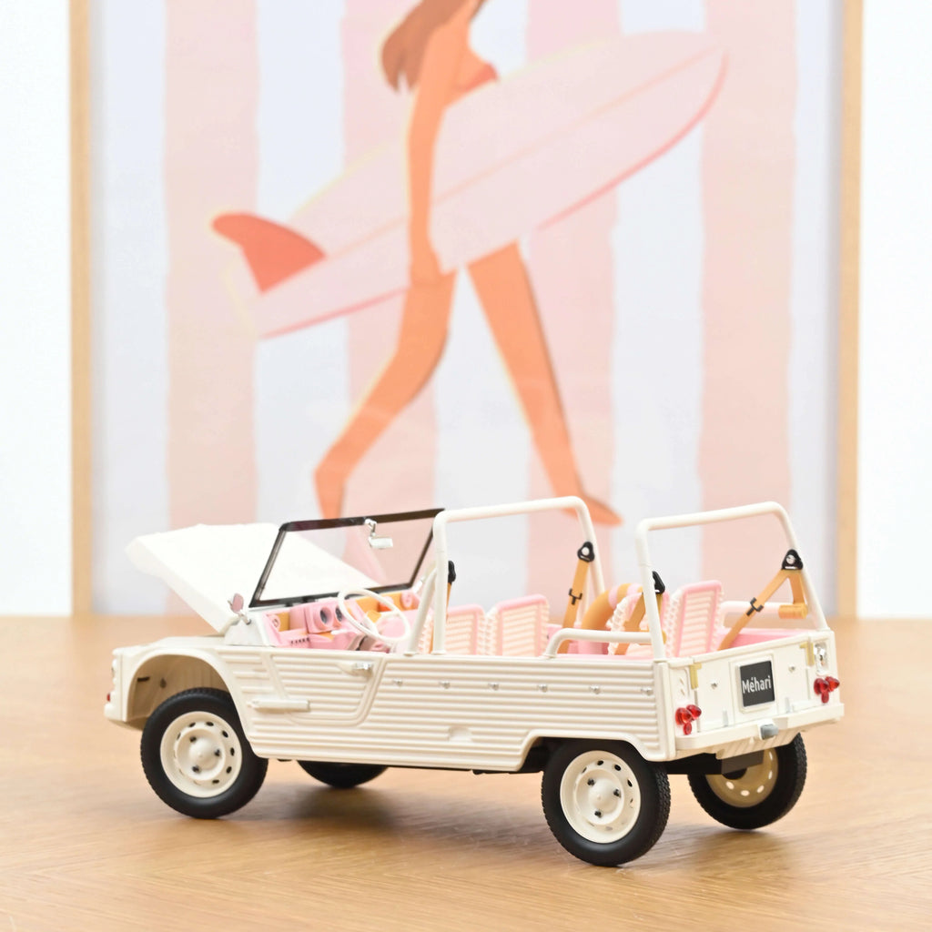 Citroën Méhari 2023 Eden Blanc Sorbet et Rose 1:18