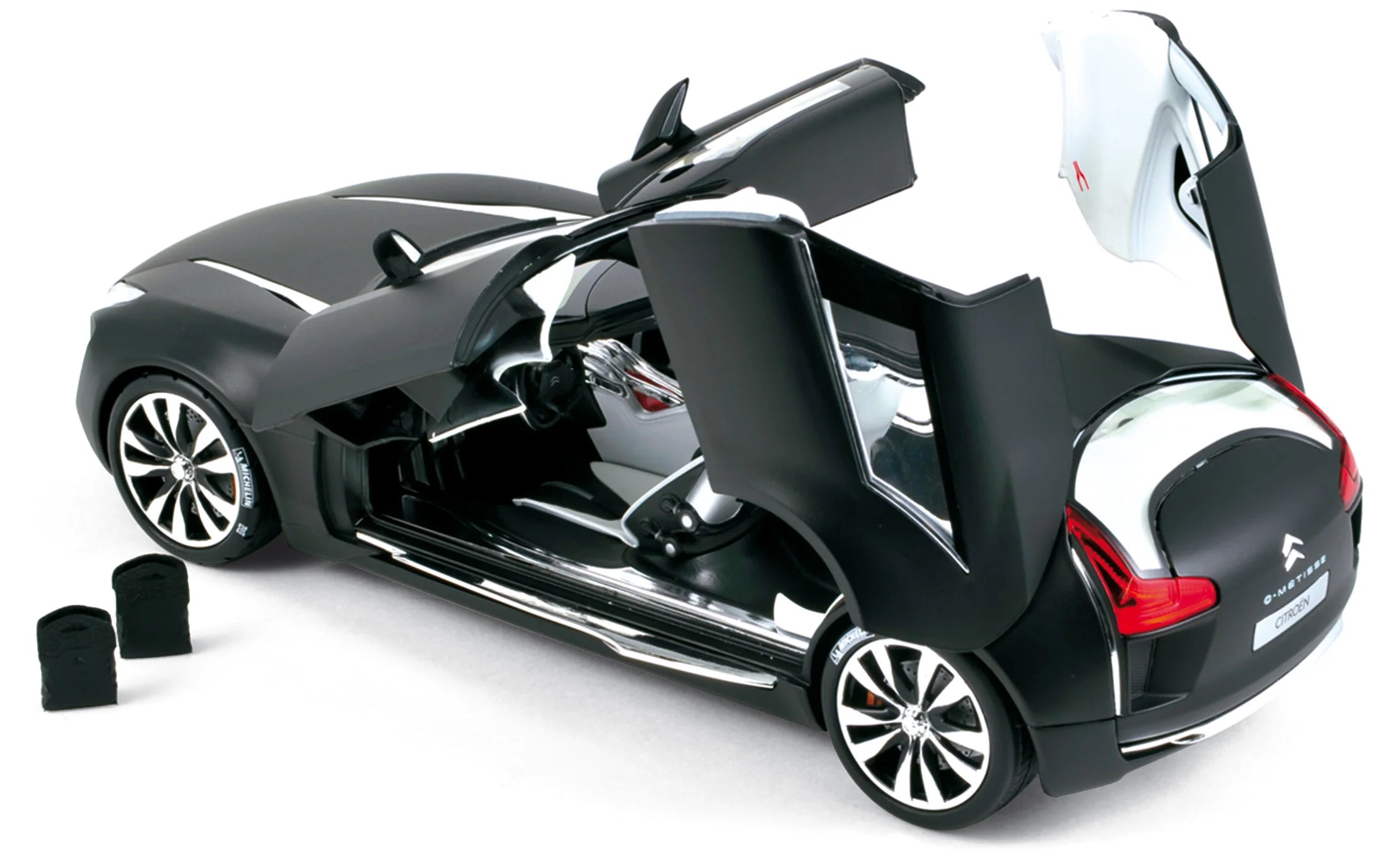 Citroën C-Metisse 2006 Voiture Concept Noir Mat 1:18