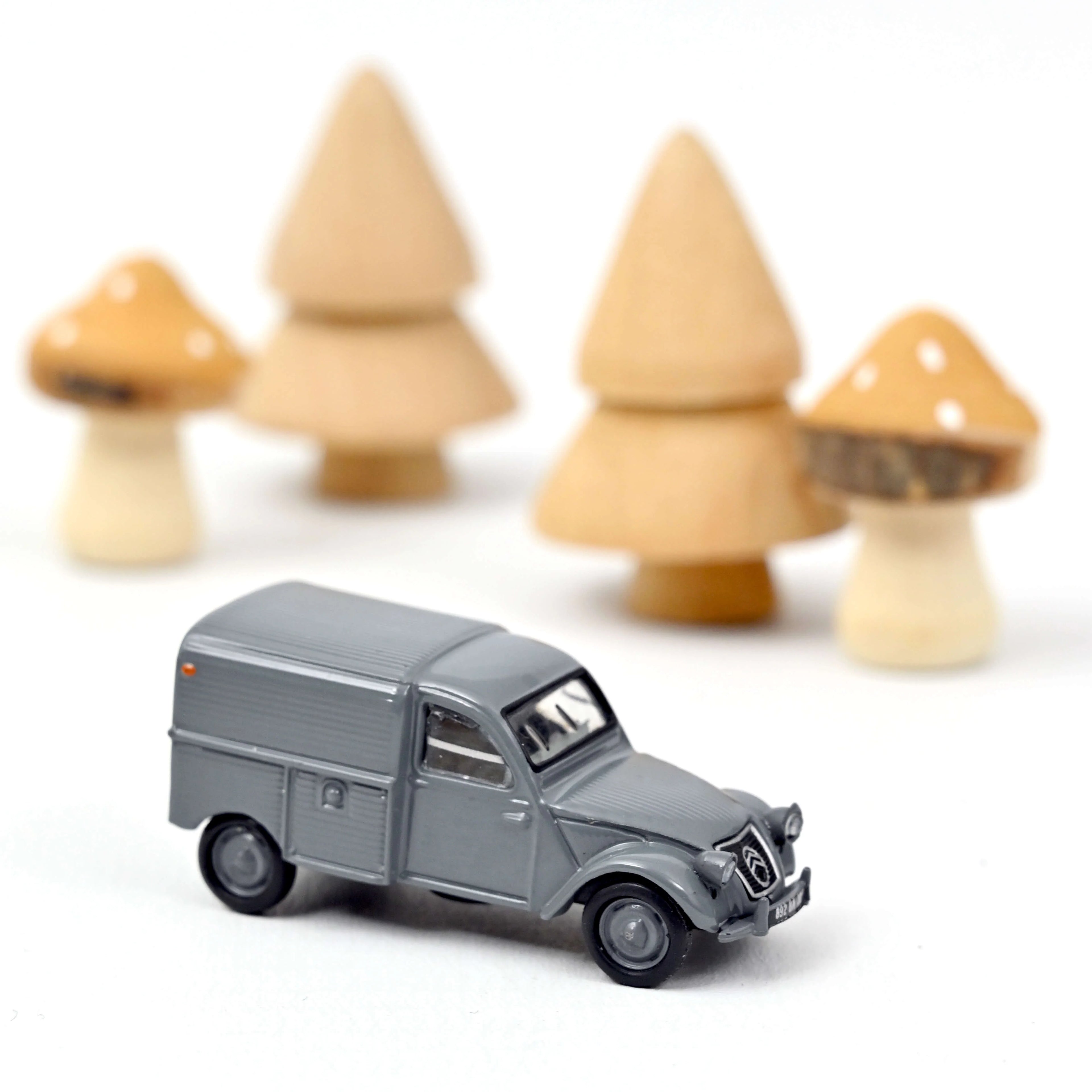 Citroën 2CV AU 1953 Dark Grey 1:87