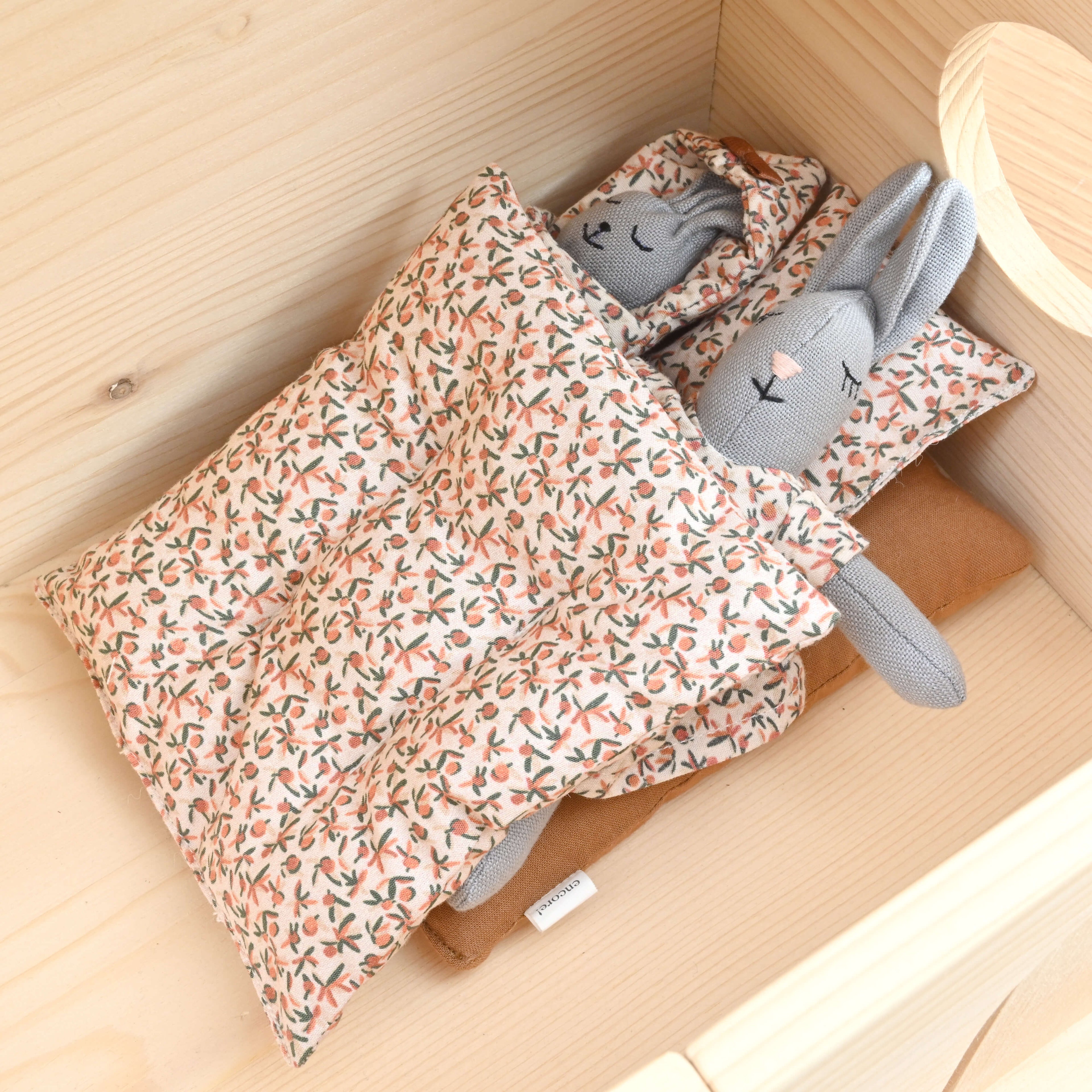 Bedtime set for little rabbits