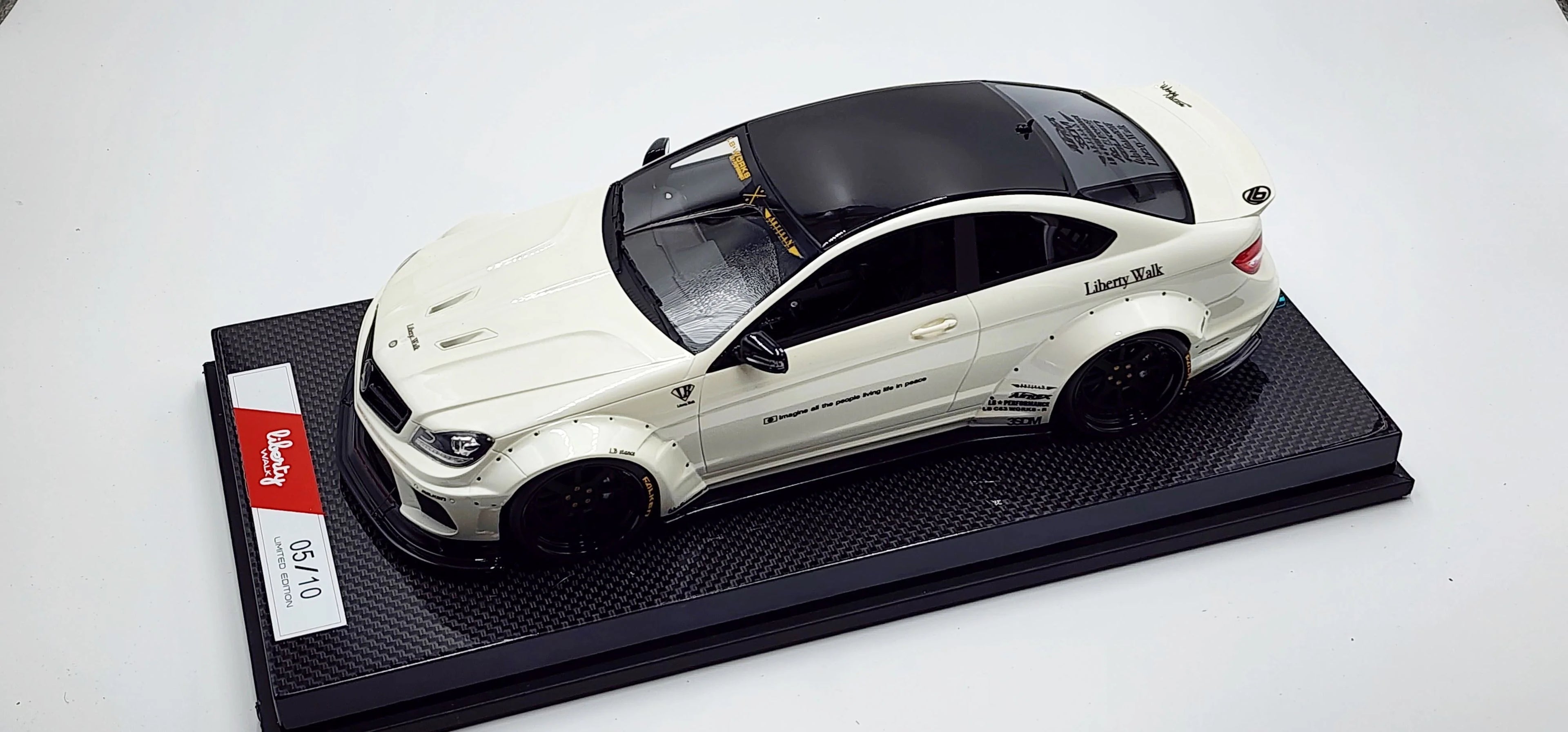 Mercedes Benz C63 Liberty Walk Performance White, Red - Limited 10 pcs by LB Work