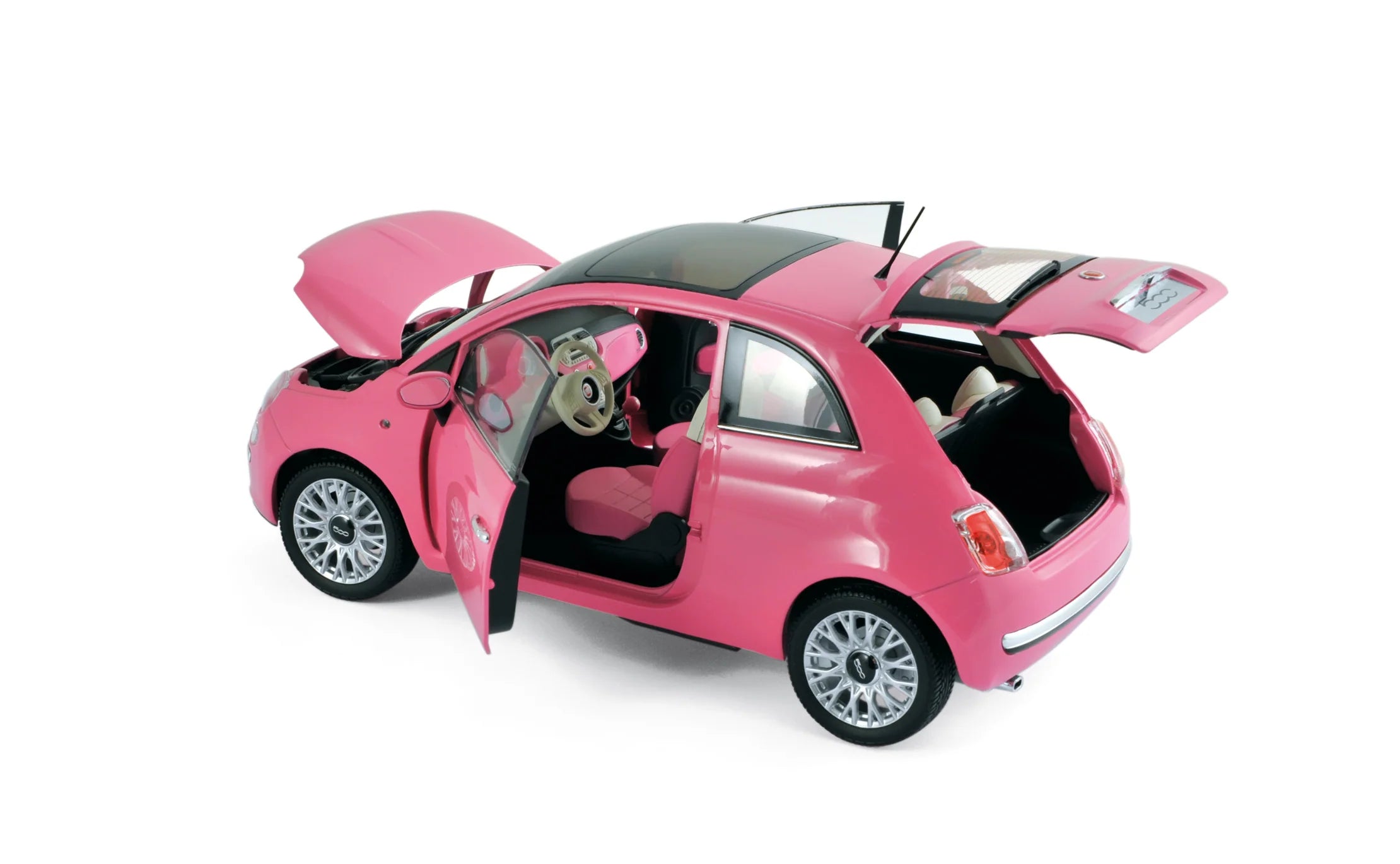 Fiat 500 2010 So Pink 1:18