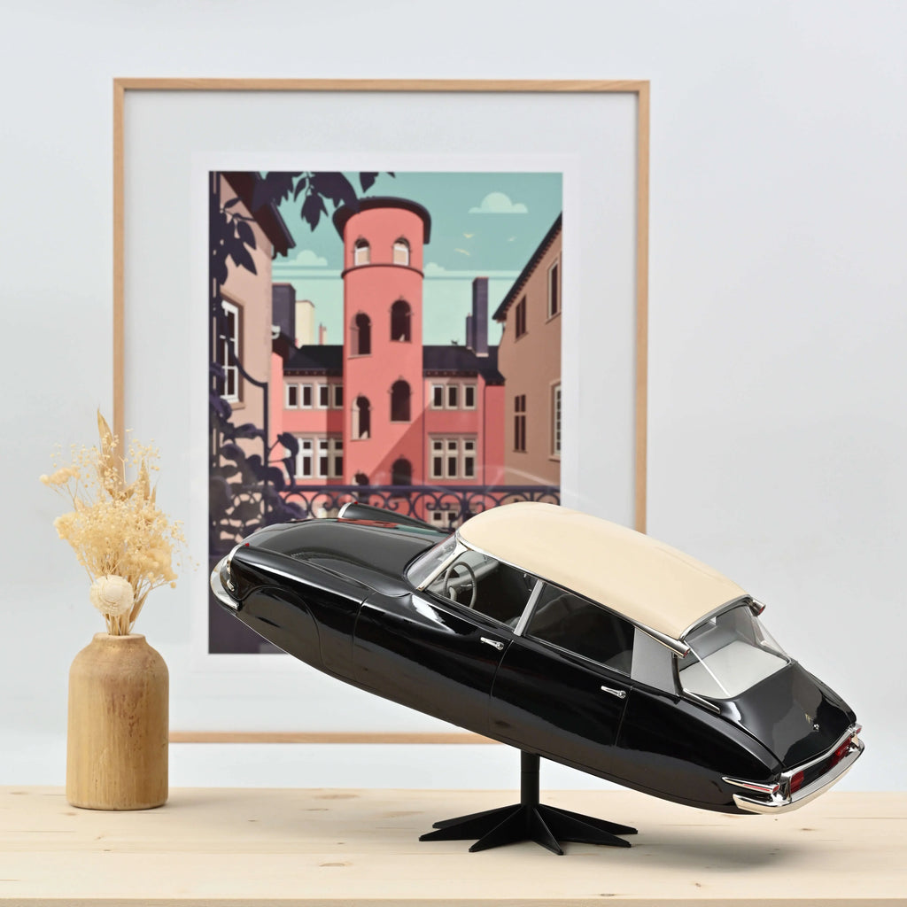 Citroën DS 19 Totem 1957 Black&Beige 1:12 - 300pcs