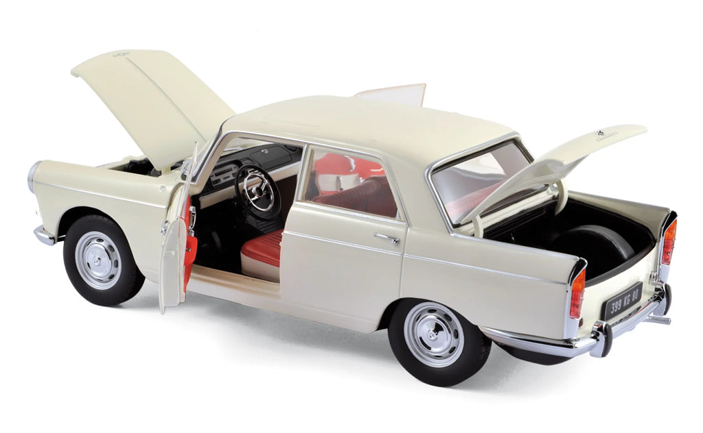 Peugeot 404 1965 Elfenbein Dschibuti 1:18
