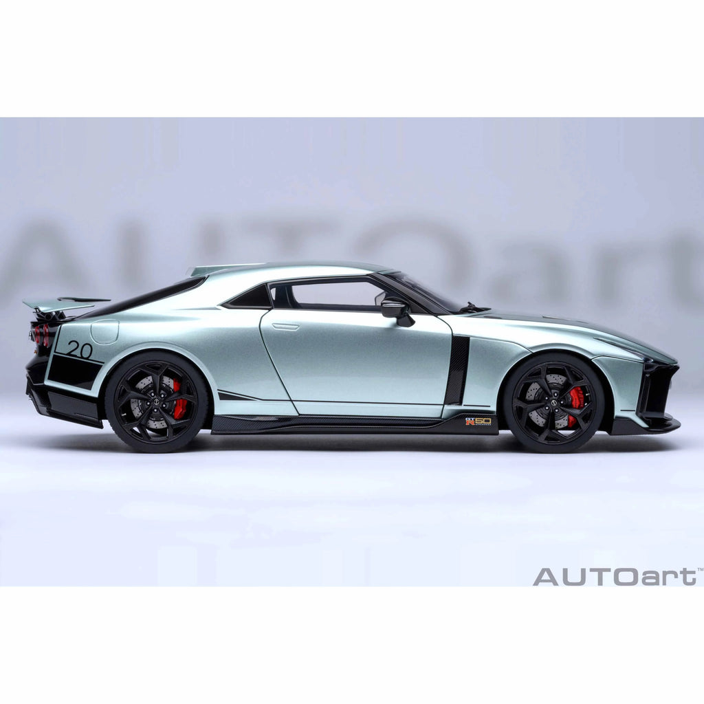 Nissan GT-R50 by Italdesign Metallic Green and Black 1/18